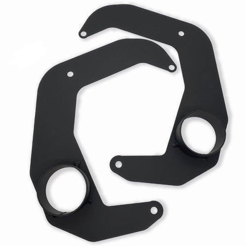 Bremsbelüftungsbleche Bremsenkühlung Ankerbleche mit Schlauchanschluss passend für BMW M3 E8X E9X E90 E92 E93 - MD-TrackPerformance