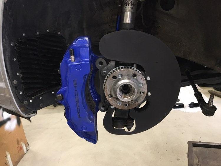 schutzblech bremse hinten golf 4 Bremskühlung Bleche passend für Golf 4 R32 — MD-TrackPerformance