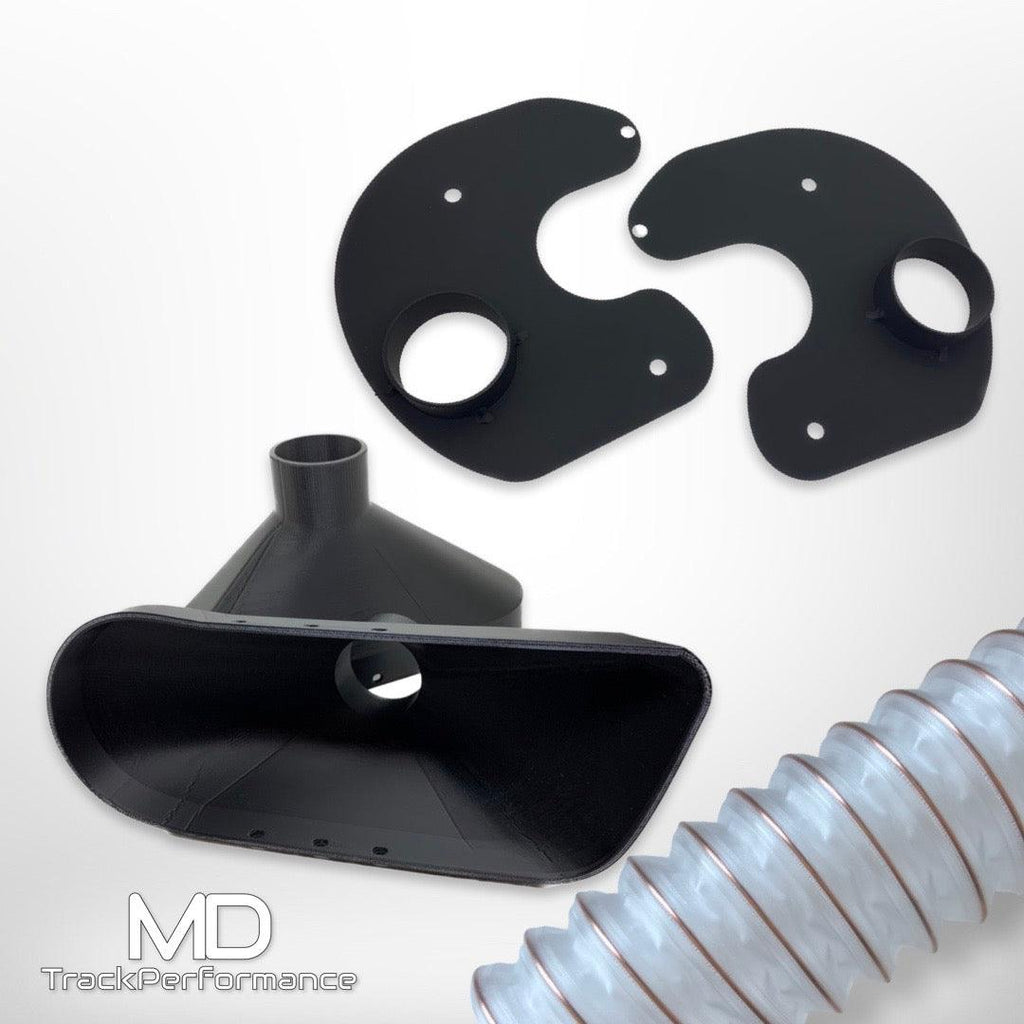Brake cooling set suitable for BMW E46 M package 1 bumper, large 